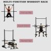 Smith Machine with Pullup Bar and Weight Pegs