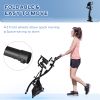 Foldable Stationary Exercise Bike with Resistance Bands