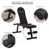 Adjustable Exercise Bench with Resistance Bands