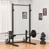 Squat Rack with Pullup Bar and Weight Tree