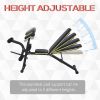 Adjustable Weight Bench with Preacher & Leg Curl / Leg Ext Attachments