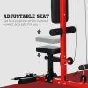 Lat Pulldown Machine with Dual Cable and Foot Flip-Up (Plate Loaded)