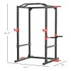 Squat Cage with Dip and Pullup Bars