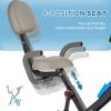 Foldable Stationary Exercise Bike with Resistance Bands